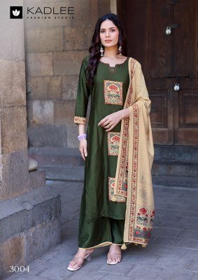 Kadlee Royal Queen Gajji Silk Readymade Suit Set readymade suit catalogs