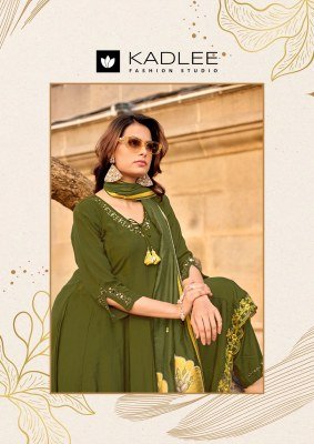 Kadlee SaiRaa Designer Pure Muslin Suit Set with Thread & Handwork and Chanderi Dupatta readymade suit catalogs