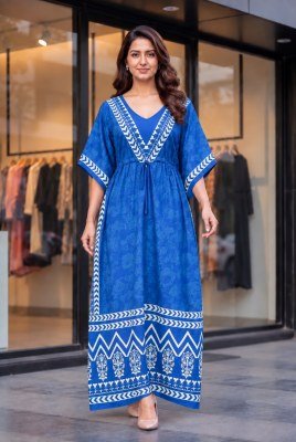 Kaftan Vol-9.0 Long Heavy French Crape Printed Kaftan Free Size kurtis