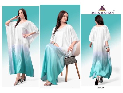 Kaftan vol 2 by Satin Breeze Poly Japan satin kaftan  catalogue at affordable rate kurtis catalogs