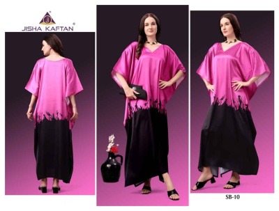 Kaftan vol 2 by Satin Breeze Poly Japan satin kaftan  catalogue at affordable rate kurtis catalogs