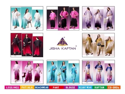 Kaftan vol 2 by Satin Breeze Poly Japan satin kaftan  catalogue at affordable rate kurtis catalogs