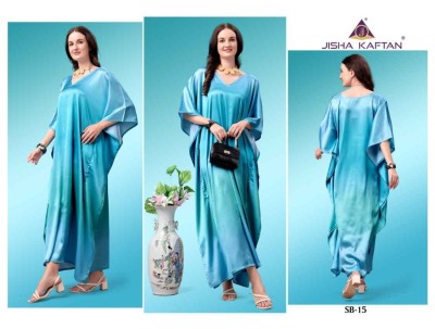 Kaftan vol 2 by Satin Breeze Poly Japan satin kaftan  catalogue at affordable rate kurtis catalogs