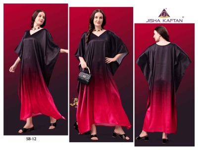 Kaftan vol 2 by Satin Breeze Poly Japan satin kaftan  catalogue at affordable rate kurtis catalogs