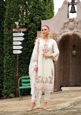 Kailee Estiva Premium Designer Festive Ensemble Pure Viscose Organza Top  Muslin Bottom And Fancy Organza Dupatta with Hand And Thread Work Wholesale kurtis catalogs