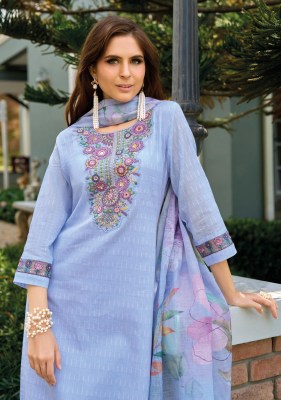 Kailee Fashion Summer Garden Vol 2 Pure Cotton  Kurti Pant And Dupatta Designer Fancy Mirror Work  And Handwork And Accessory Work  Bottom And Dupatta kurtis catalogs