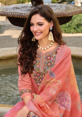 Kailee Fashion Summer Garden Vol 2 Pure Cotton  Kurti Pant And Dupatta Designer Fancy Mirror Work  And Handwork And Accessory Work  Bottom And Dupatta kurtis catalogs