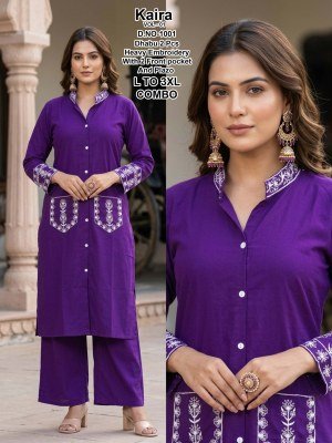Kaira Vol-1 Dhabu Cotton Co-Ord Set Size wise Combo Set