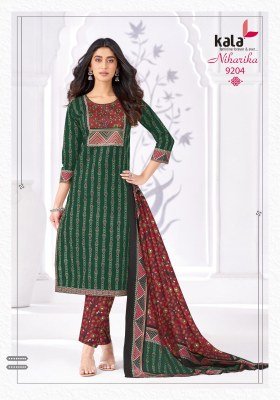 Kala Niharika Vol 6 Pure Cotton Kurti Pant Dupatta Wholesale  readymade suit catalogs