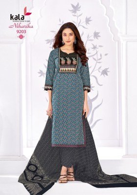 Kala Niharika Vol 6 Pure Cotton Kurti Pant Set with Dupatta 3 Piece Set readymade suit catalogs