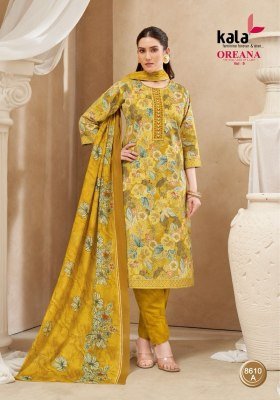 Kala Oreana Vol-9 Pure Cotton Printed Kurti Pant with Dupatta Set kurti pant with dupatta Catalogs