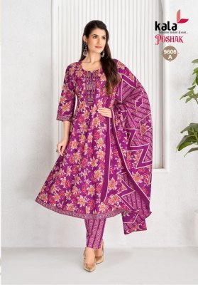 Kala Poshak Vol. 5 Heavy Cotton Printed Anarkali Kurti Pant with Dupatta Set kurti pant with dupatta Catalogs