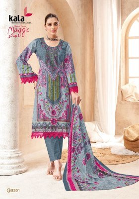 Kala Tarika Creation Magic Vol 23 Karachi Designer Unstitched Cotton Suit Set with Cotton Dupatta Wholesale dress material catalogs