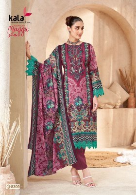 Kala Tarika Creation Magic Vol 23 Karachi Designer Unstitched Cotton Suit Set with Cotton Dupatta Wholesale dress material catalogs