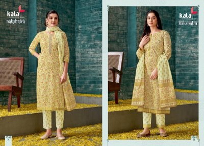 Kala by nakshtra vol 1 pure cotton dress material catalogue at wholesale price readymade suit catalogs