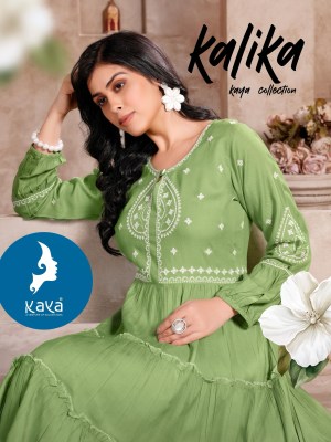 Kalika by Kaya reyon super quality best designer western top collection at affordable rate Kaya kurti