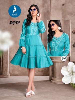 Kalika by Kaya reyon super quality best designer western top collection at affordable rate western wear catalogs