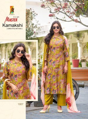 Kamakshi by Master Designer Foil discharge printed Kali Co ord set  collection readymade suit catalogs