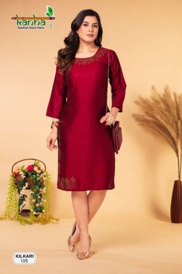 Kanha Kurtis Ka Khazana Kilkari Vol 2 Fancy Rayon Swarovski Work Wholesale Kurti catalogue  kurtis catalogs