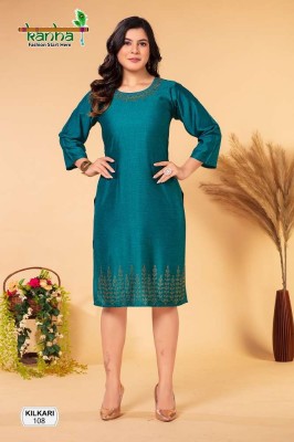 Kanha Kurtis Ka Khazana Kilkari Vol 2 Fancy Rayon Swarovski Work Wholesale Kurti catalogue  kurtis catalogs