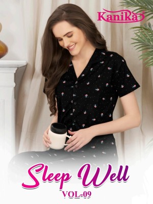 Kanika by sleep well volume 9 fancy cotton hosiery night wear catalogue at low rate night wear catalogs