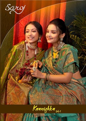 Kanishka by saroj exclusive Soft Organja Mina Design Saree catalogue Amavi