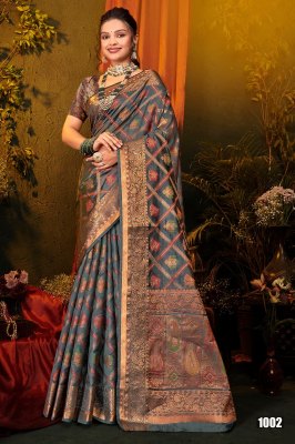 Kanishka by saroj exclusive Soft Organja Mina Design Saree catalogue sarees catalogs
