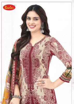 Karachi vol 12 by Baalar Designer Pure Lawn Cotton Karachi dress material catalogue with low rate salwar kameez catalogs