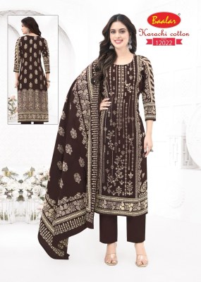 Karachi vol 12 by Baalar Designer Pure Lawn Cotton Karachi dress material catalogue with low rate salwar kameez catalogs