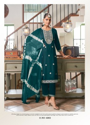 Karachi vol 4 by Mystic 9 premium quality Luckhnawi work readymade suit collection at low price   readymade suit catalogs