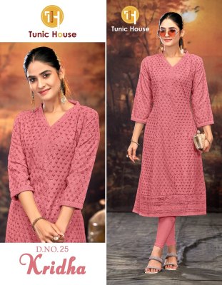 Karidha by Tunic House Viscous reyon Fully Chikankari sequence work top bottom with dupatta catalogue in affordable rate  readymade suit catalogs