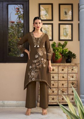 Karissa Amrita Premium Bombay Cotton Co-Ord Set with Handwork co ord set catalogs