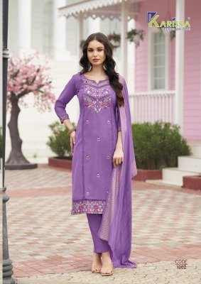 Karissa Joohi Handcrafted Premium Viscose Vatican Suit Bottom with Maslin Jacquard Dupatta Wholesale kurtis catalogs
