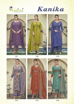Karissa Kanika Premium Bombay Cotton Kurti Pant Dupatta Set kurti pant with dupatta Catalogs