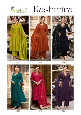 Karissa Kashmira Premium Bombay Cotton A-Line Suit Set with Jacquard Dupatta kurtis catalogs