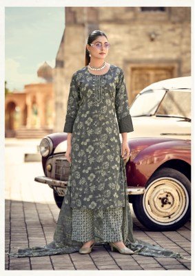 Karissa Summer Vibes Premium Cotton Top Pant Dupatta Set kurti pant with dupatta Catalogs