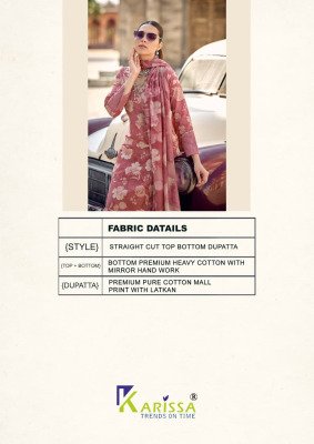 Karissa Summer Vibes Premium Cotton Top Pant Dupatta Set kurti pant with dupatta Catalogs