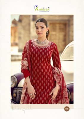 Karissa Summer Vibes Premium Cotton Top Pant Dupatta Set kurti pant with dupatta Catalogs