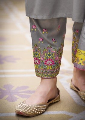 Karissa Vidisha Vol 10 Premium LIVA Rayon Top Plazzo Set with Muslin Digital Print Dupatta And Handwork Wholesale kurtis catalogs