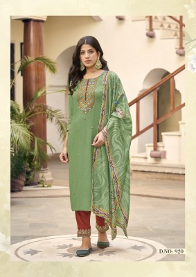 Karissa by Latika Premium Reyon kurti with pant and dupatta catalogue at low rate readymade suit catalogs