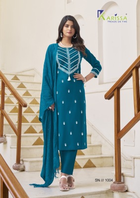 Karissa by Samaira premium Heavy Cotton top bottom with dupatta collection at affordable rate readymade suit catalogs