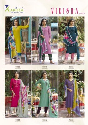 Karissa by Vidisha vol 9 Premium liva tag top bottom with dupatta catalogue at affordable rate readymade suit catalogs