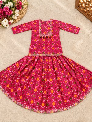 Karwa Chauth Special Bandhani Gopi Dress Collection – Pure Cotton 60×60 Size wise Combo Set