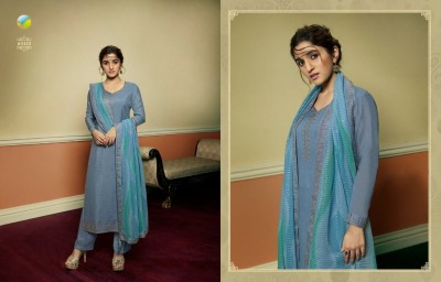 Kaseesh by Sitara present fancy embroidered dress material catalogue at affordable rate  salwar kameez catalogs