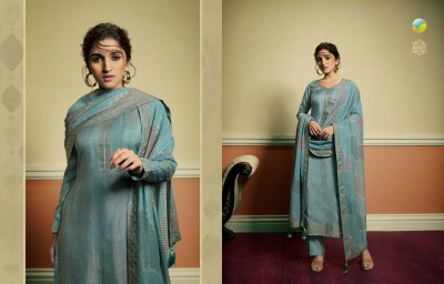 Kaseesh by Sitara present fancy embroidered dress material catalogue at affordable rate  salwar kameez catalogs