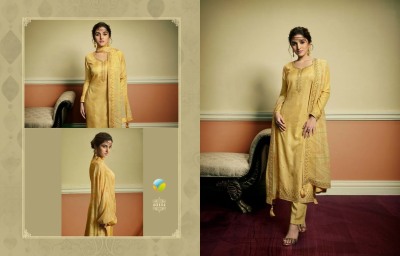 Kaseesh by Sitara present fancy embroidered dress material catalogue at affordable rate  salwar kameez catalogs