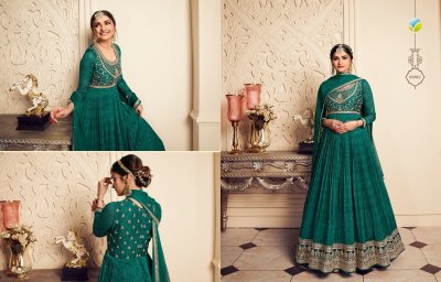 Kaseesh by gunjita fancy sequence embroidered work long gown catalog at wholesale price  Amavi
