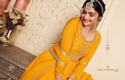 Kaseesh by gunjita fancy sequence embroidered work long gown catalog at wholesale price  gown catalogs