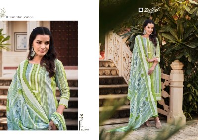 Kashish by Zulft pure cotton exclusive designer unstitched suit catalogue dress material catalogs