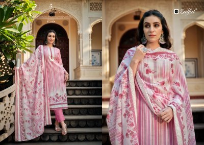 Kashish by Zulft pure cotton exclusive designer unstitched suit catalogue dress material catalogs